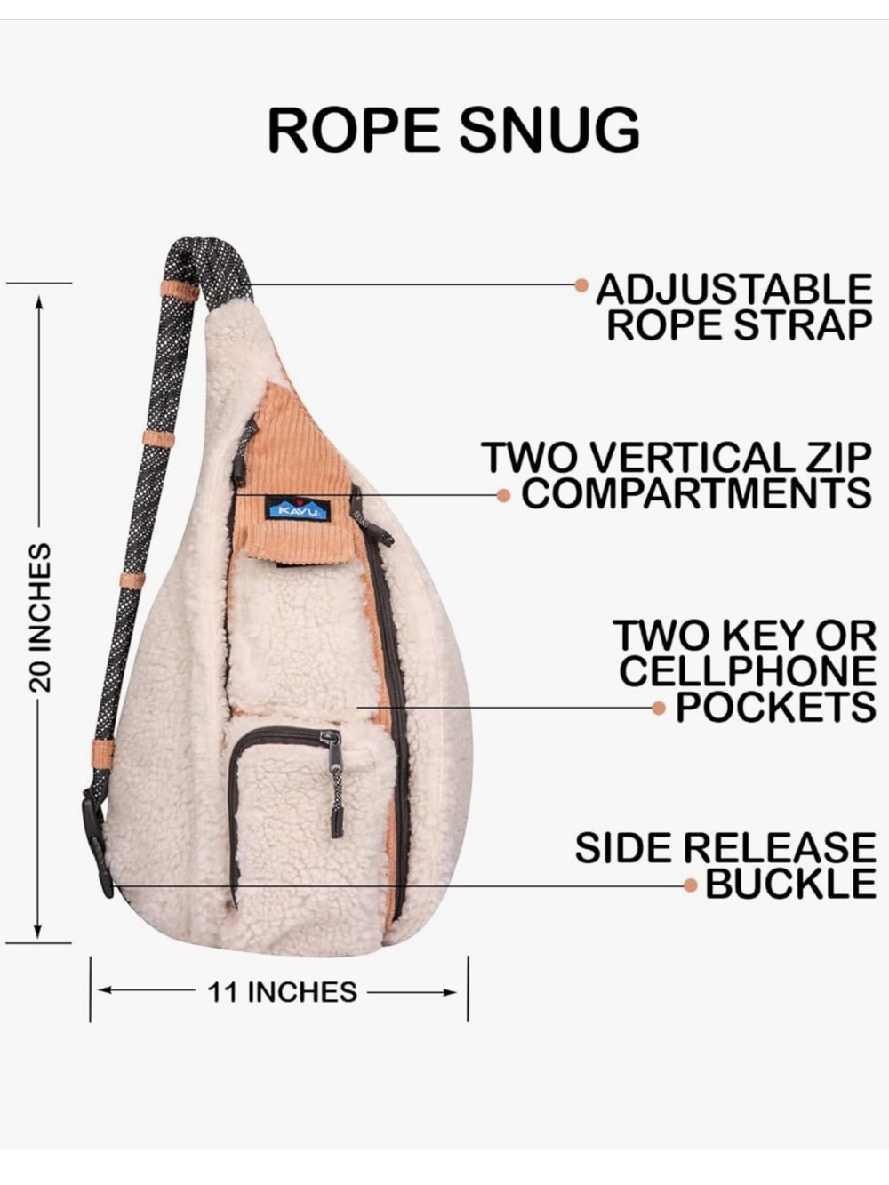 KAVU Rope Snug Sling Bag - Picture 14 of 16